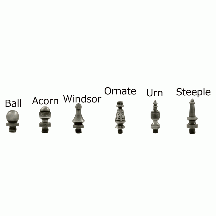 1 1/2 Inch x 1 1/2 Inch Solid Brass Cabinet Hinges (Antique Nickel) DELTANA