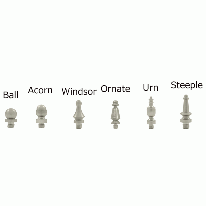 1 1/2 Inch x 1 1/2 Inch Solid Brass Cabinet Hinges (Brushed Nickel Finish) DELTANA