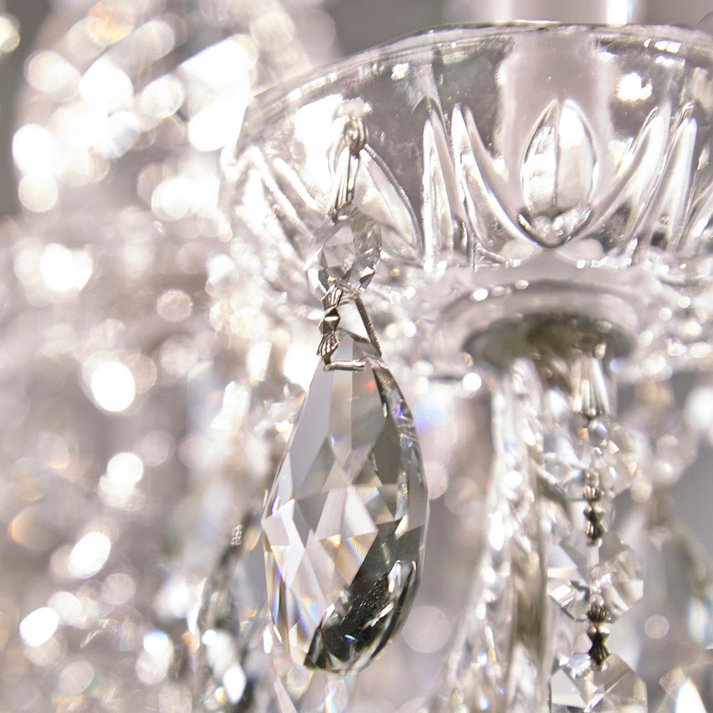 Crystorama Crystorama Traditional Crystal 10 Light Spectra Crystal Polished Chrome Chandelier