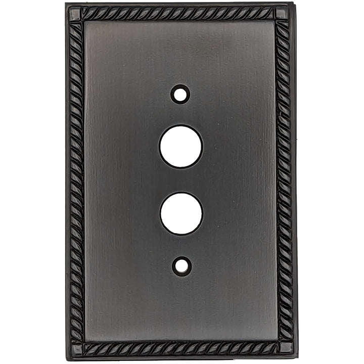 English Georgian Roped Wall Plate (Several Finishes Available)