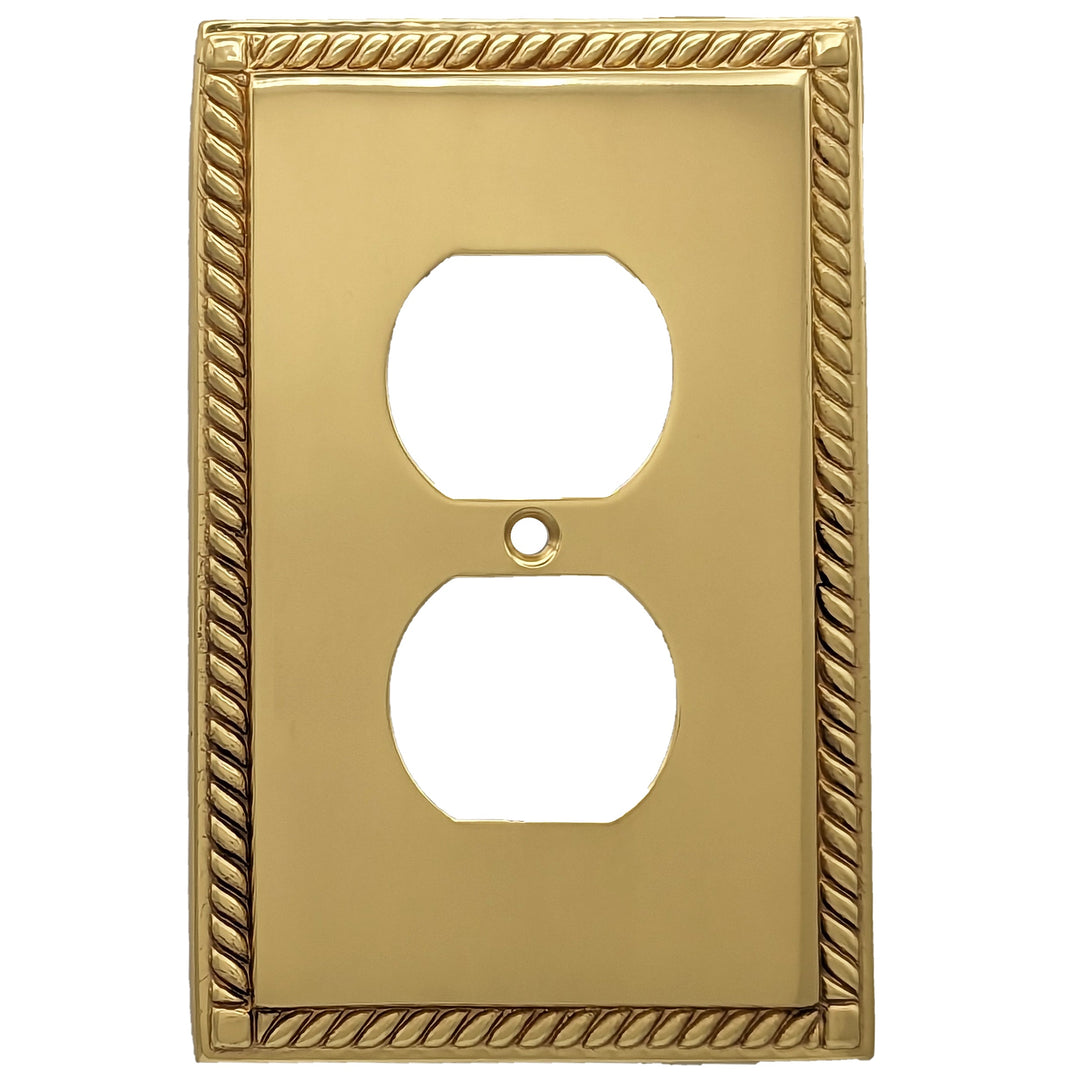 English Georgian Roped Wall Plate (Several Finishes Available)