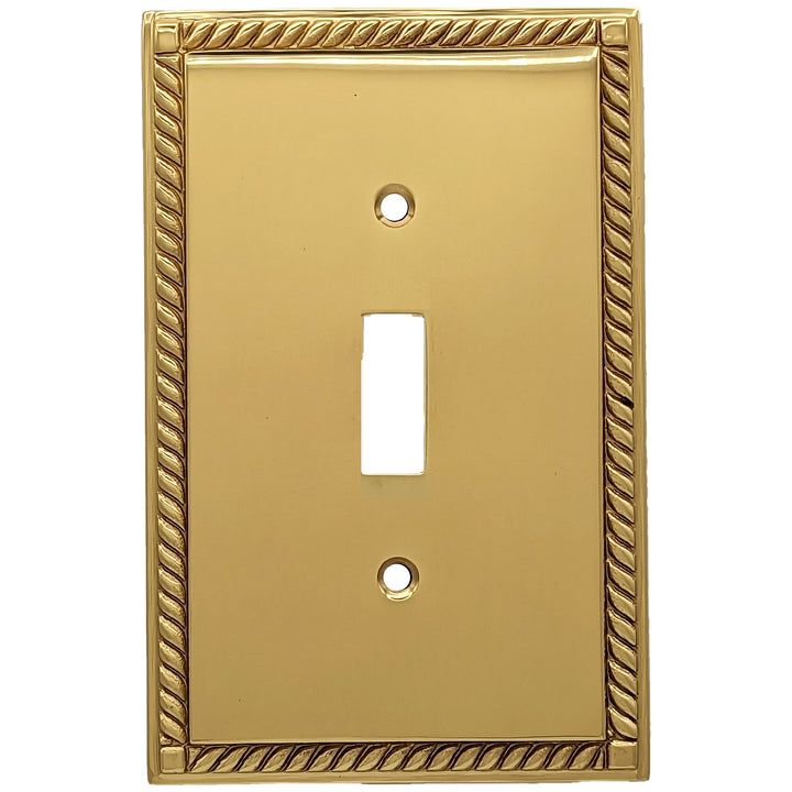 English Georgian Roped Wall Plate (Several Finishes Available)