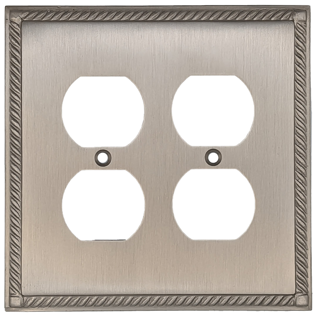 English Georgian Roped Wall Plate (Several Finishes Available)