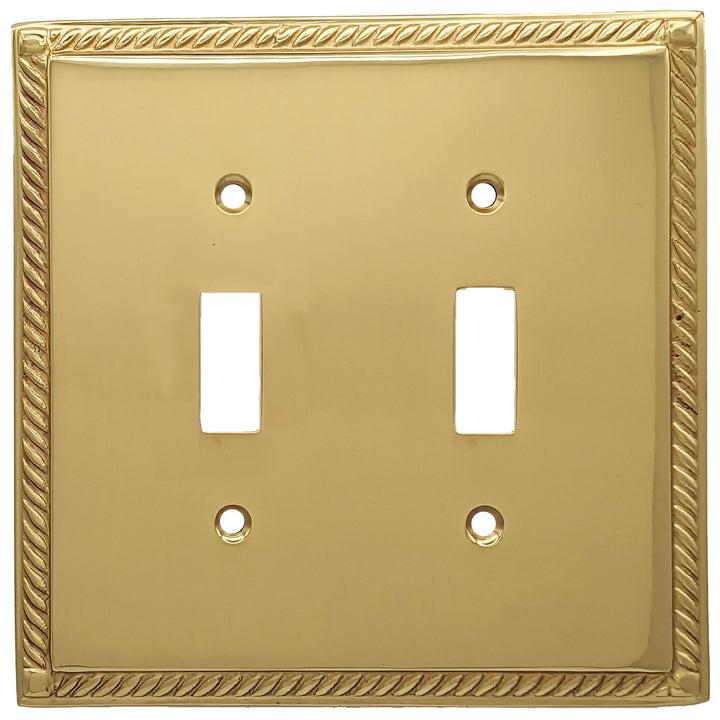 English Georgian Roped Wall Plate (Several Finishes Available)