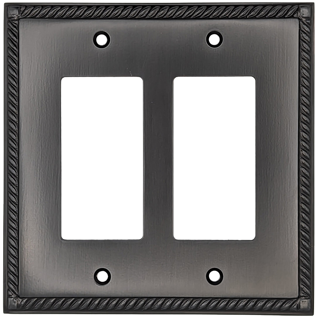 English Georgian Roped Wall Plate (Several Finishes Available)