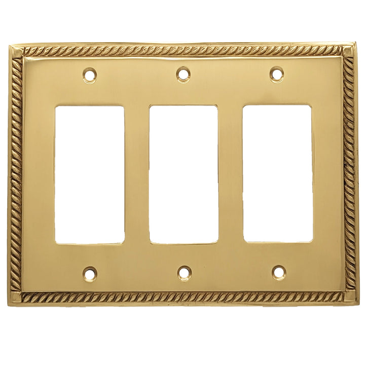 English Georgian Roped Wall Plate (Several Finishes Available)