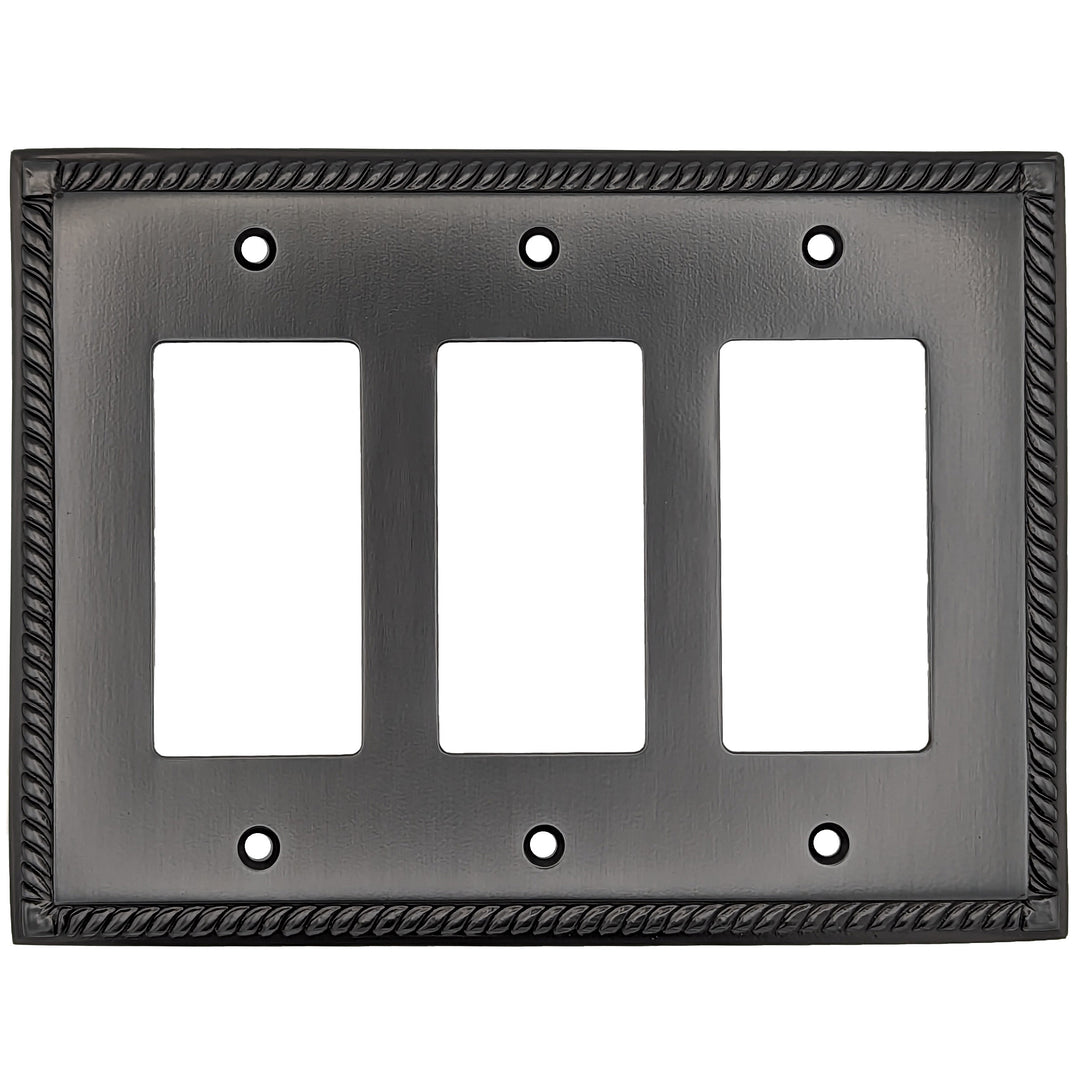 English Georgian Roped Wall Plate (Several Finishes Available)