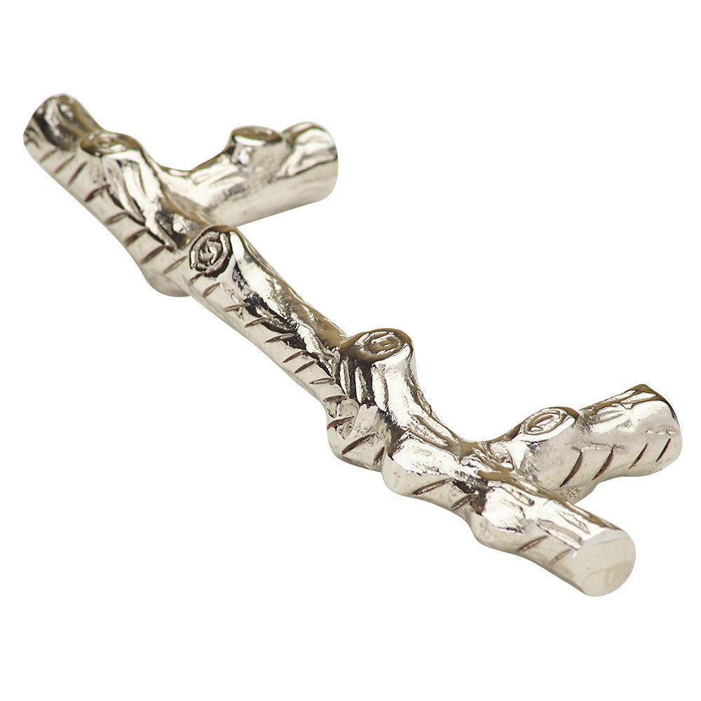 4 1/2 Inch Tree Branch Cabinet Pull (Several Finishes Available)