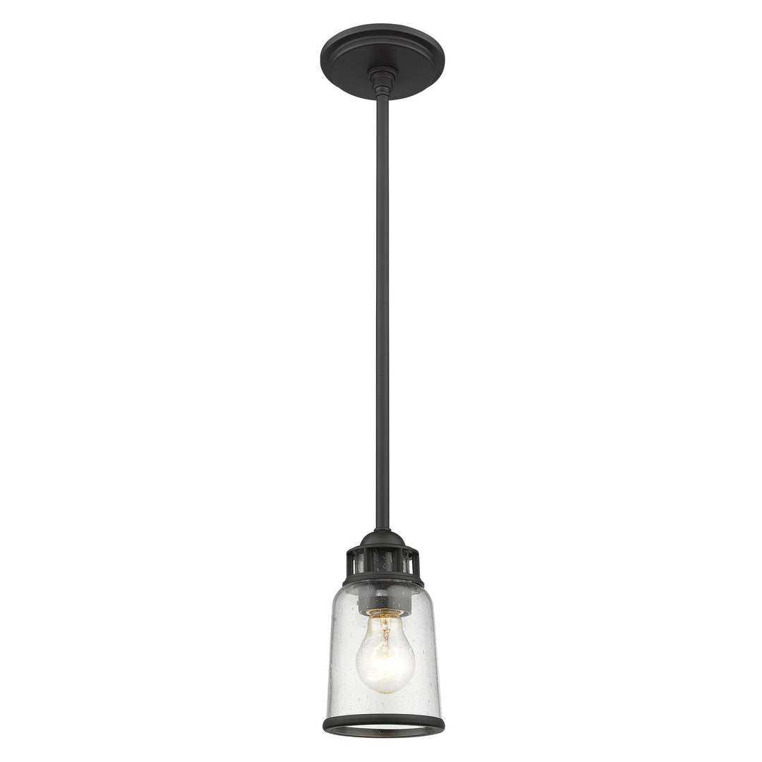 1 Light Bronze Single Pendant Pendant Livex