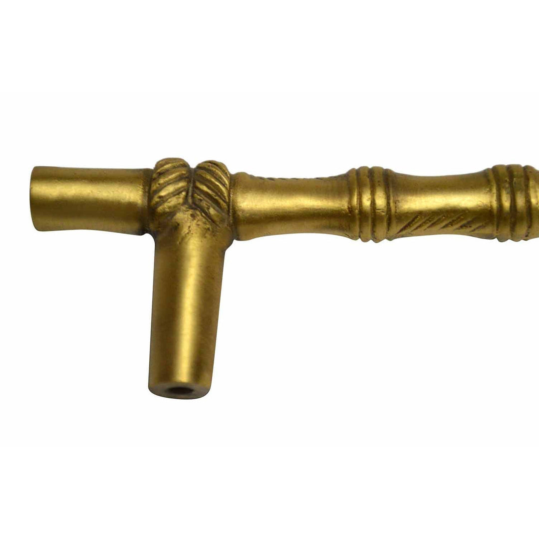 6 Inch Overall (4 1/2 Inch c-c) Japanese Bamboo Pull (Several Finishes Available)