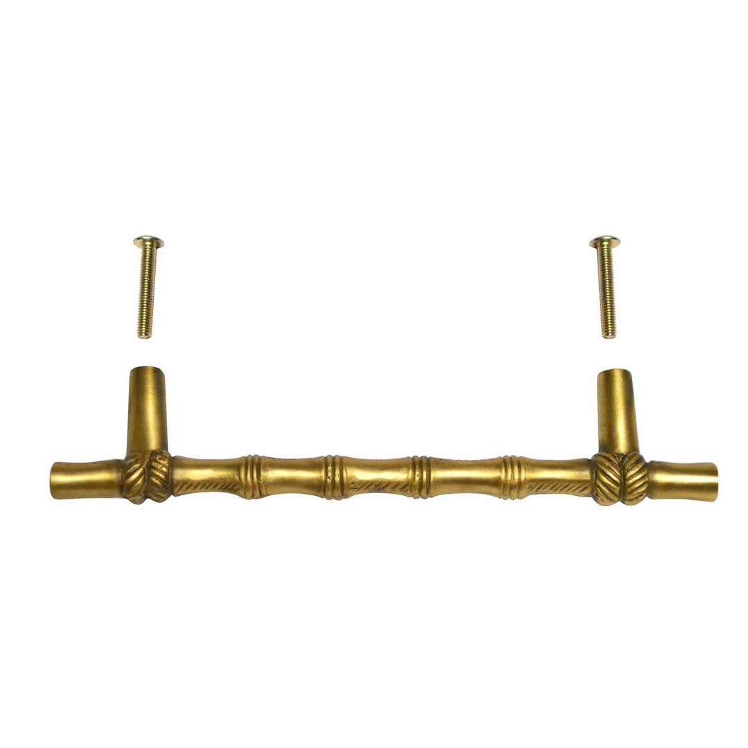 6 Inch Overall (4 1/2 Inch c-c) Japanese Bamboo Pull (Several Finishes Available)