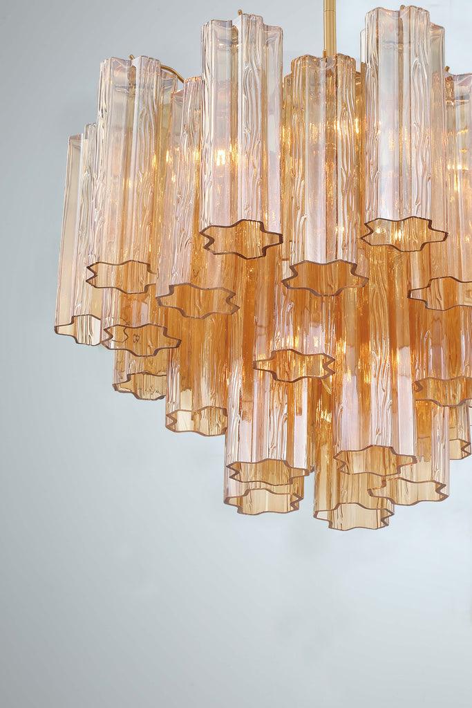 Crystorama Crystorama Addis 6 Light Aged Brass Chandelier