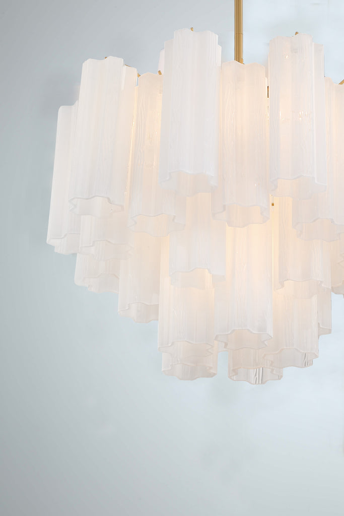 Crystorama Crystorama Addis 6 Light Aged Brass Chandelier