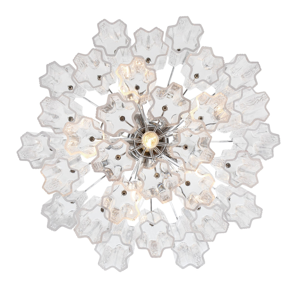 Crystorama Crystorama Addis 6 Light Polished Chrome Chandelier