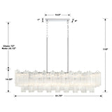 Crystorama Crystorama Addis 14 Light Polished Chrome Chandelier