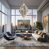 Crystorama Crystorama Addis 20 Light Polished Chrome Chandelier