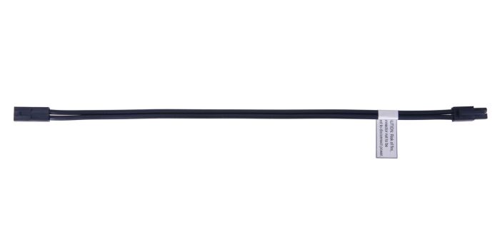 ##Antique Hardware## 12" Puck Light Connector Cord in Black
