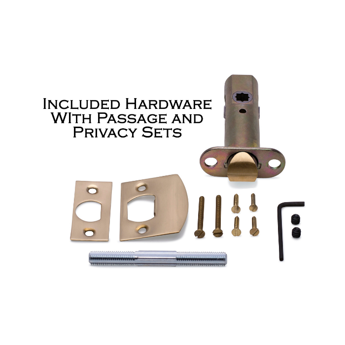 Arched Beaded Backplate Door Set with Octagon Amber Glass Door Knobs (Several Finishes Available) COPPER MOUNTAIN HARDWARE