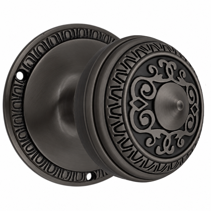 Egg & Dart Rosette Door Set with Egg & Dart Door Knobs (Several Finishes Available)