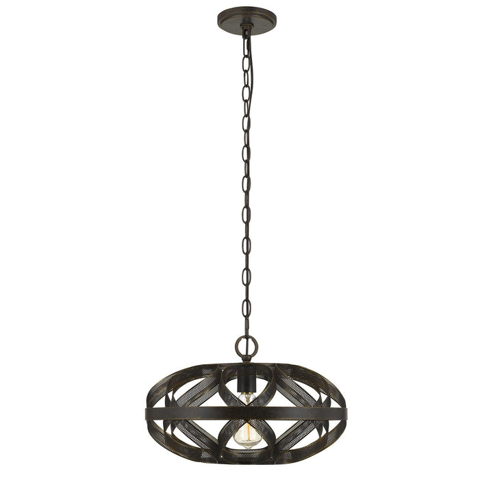 60W ALMA METAL MESH PENDANT FIXTURE (EDISON BULB NOT INCLUDED) Cal Lighting