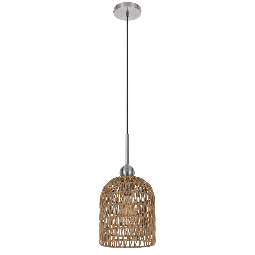 60W DEPOK ROPED PENDANT FIXTURE Pendant Cal Lighting