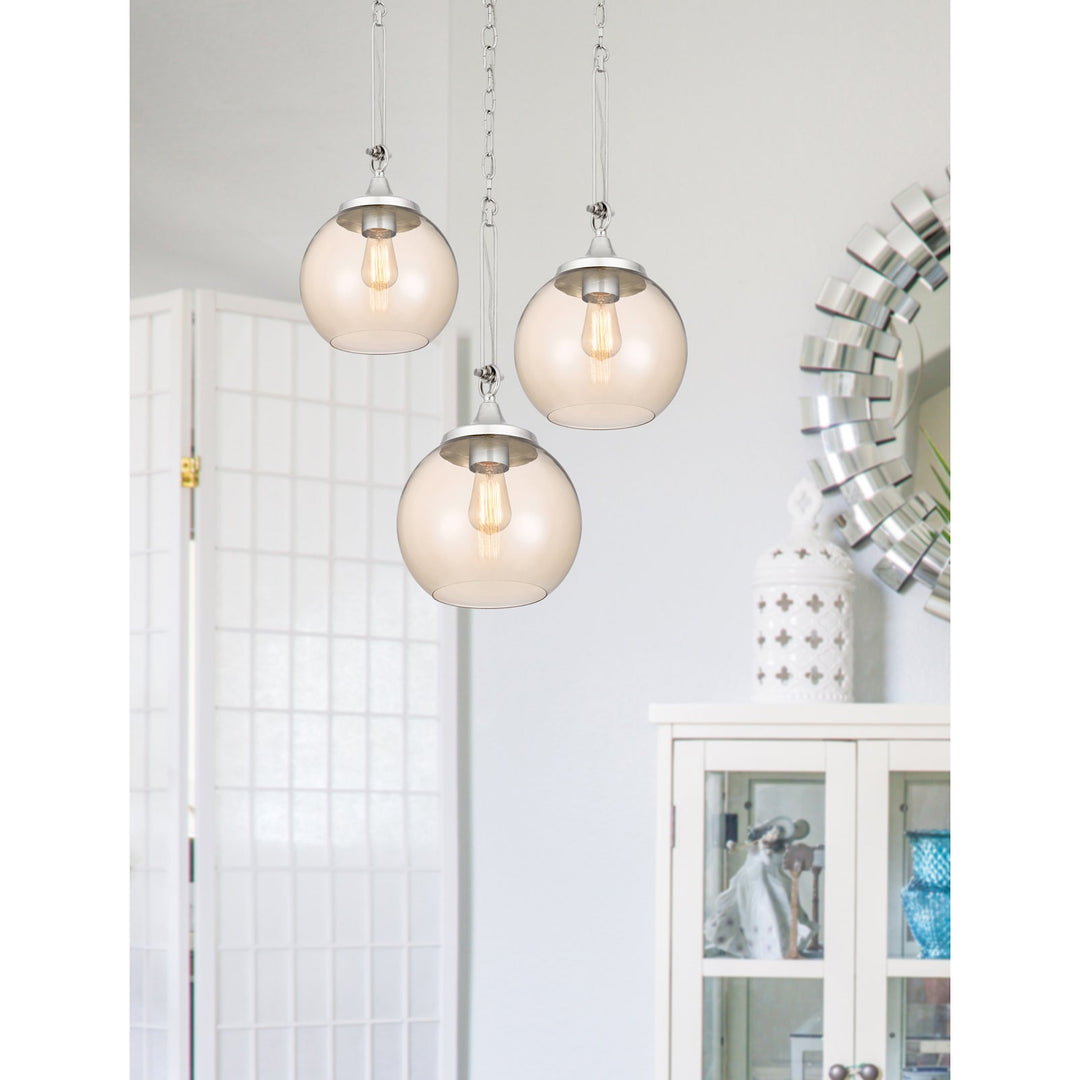 60W ROCHELLE GLASS PENDANT FIXTURE Pendant Cal Lighting