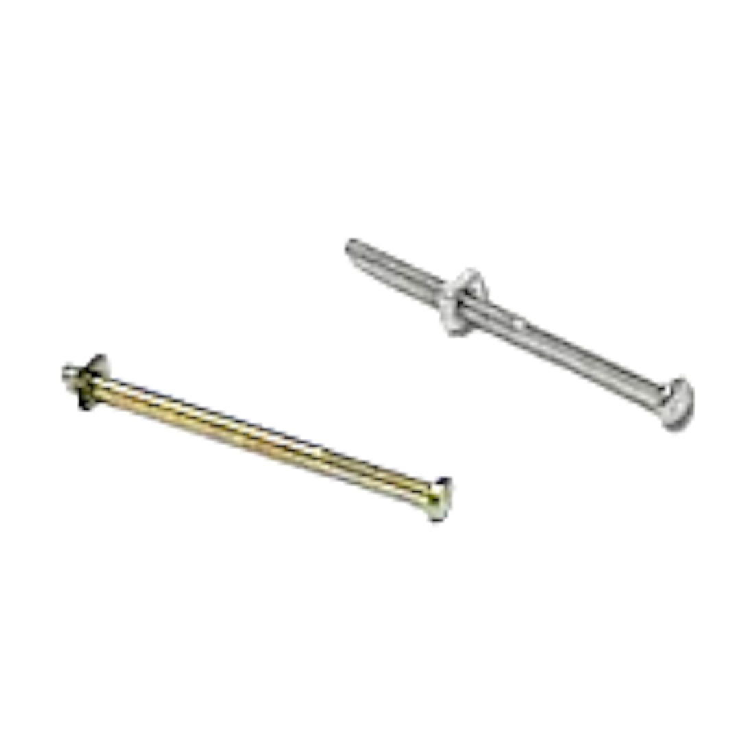 2 1/2 Inch Standard Chrome or Brass Bolts & Nuts for Glass Knobs