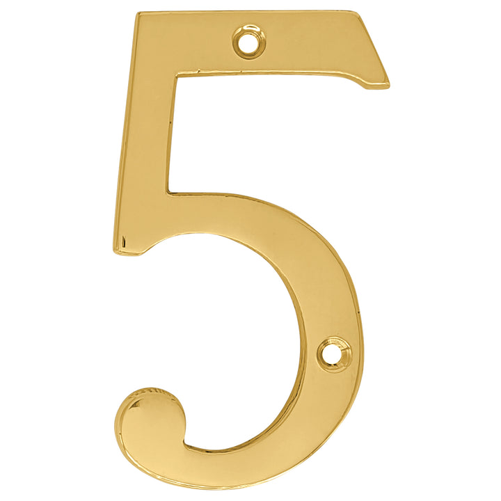 4 Inch Tall House Number 5