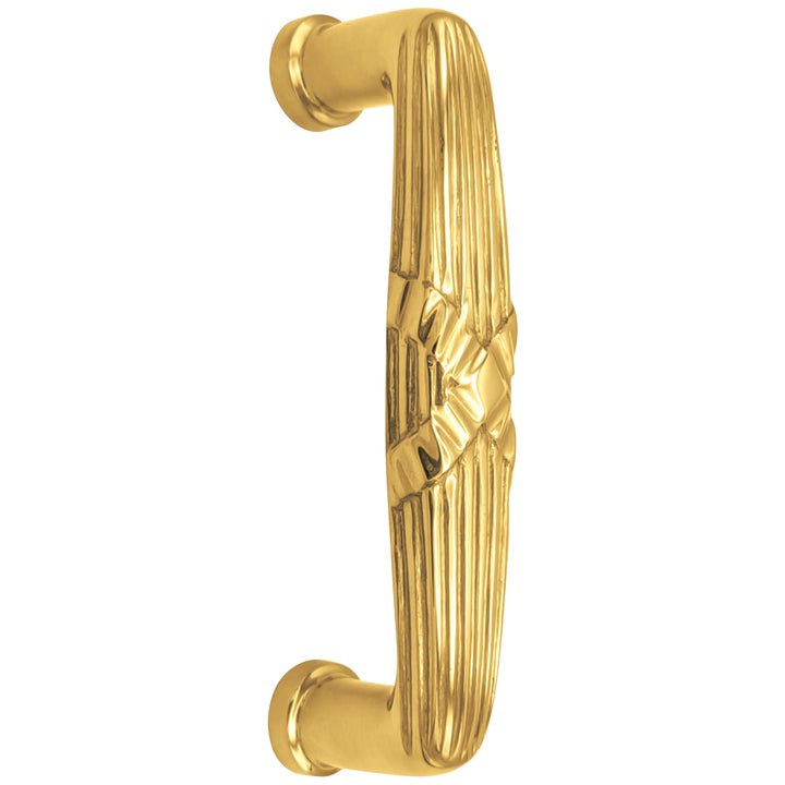 10 1/2 Inch Art Deco Style Door Pull and Push Plate (Several Finishes Available)