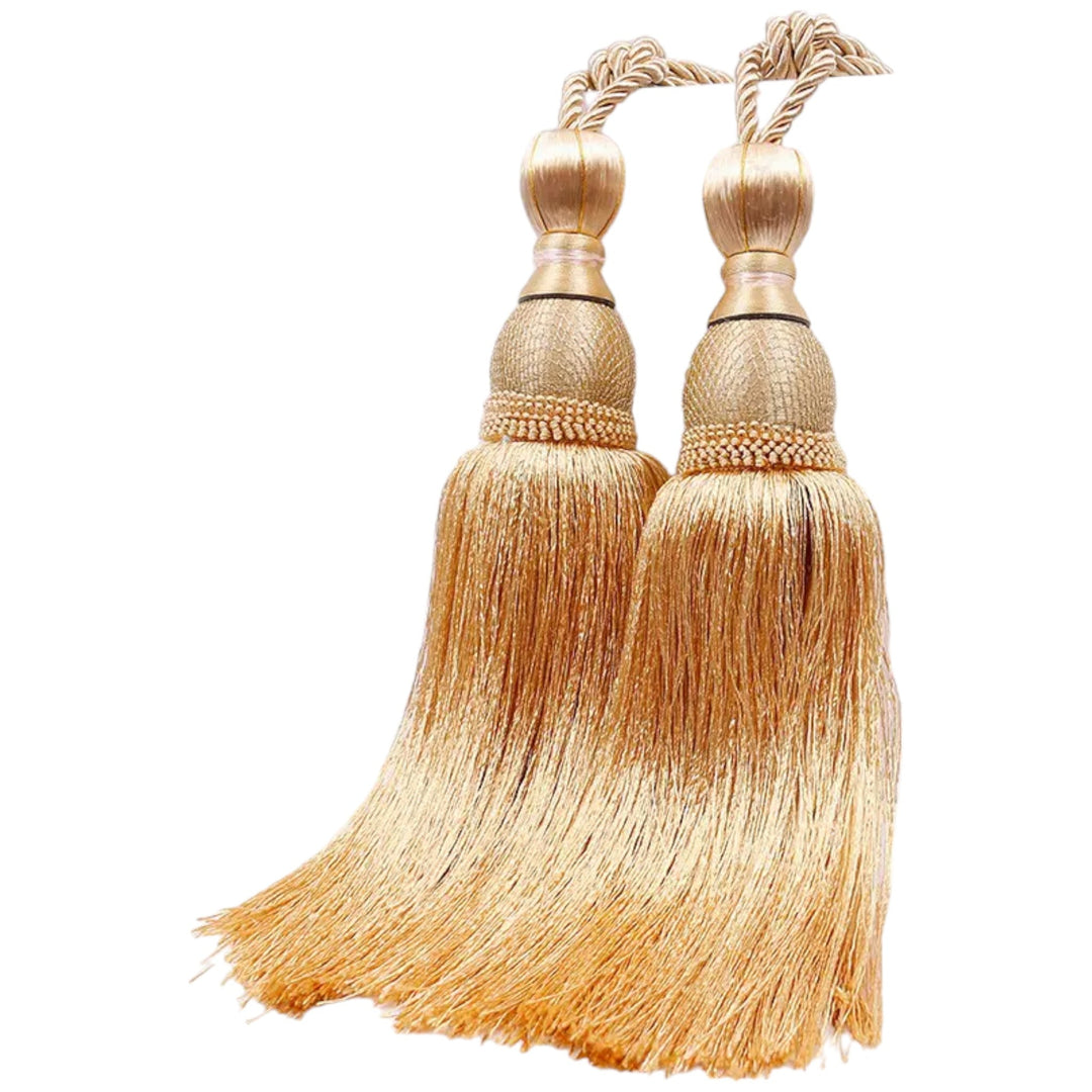 Luxury Multicolor Decorative Curtain Tiebacks (Several Colors Available) COPPER MOUNTAIN HARDWARE