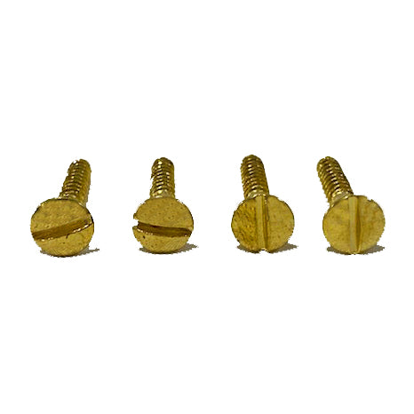 COPPER MOUNTAIN HARDWARE Pair of 3/4 Inch Solid Brass Wood Screws