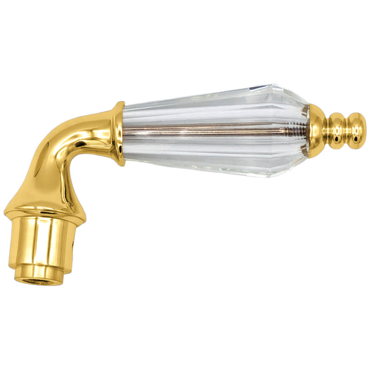 Crystal Lever Spare Door Knob Set (Several Finishes Available)