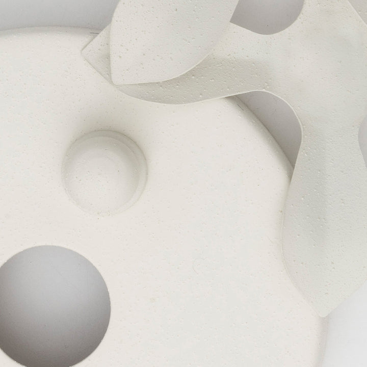 Crystorama Crystorama Broche 8 Light Matte White Semi Flush Mount