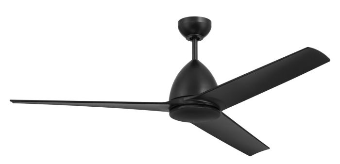 ##Antique Hardware## 54" Nitro in Flat Black w/ Flat Black Blades