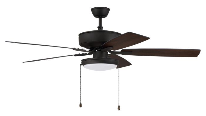 ##Antique Hardware## 52" Pro Plus 119 in Espresso w/ Espresso/Walnut Blades