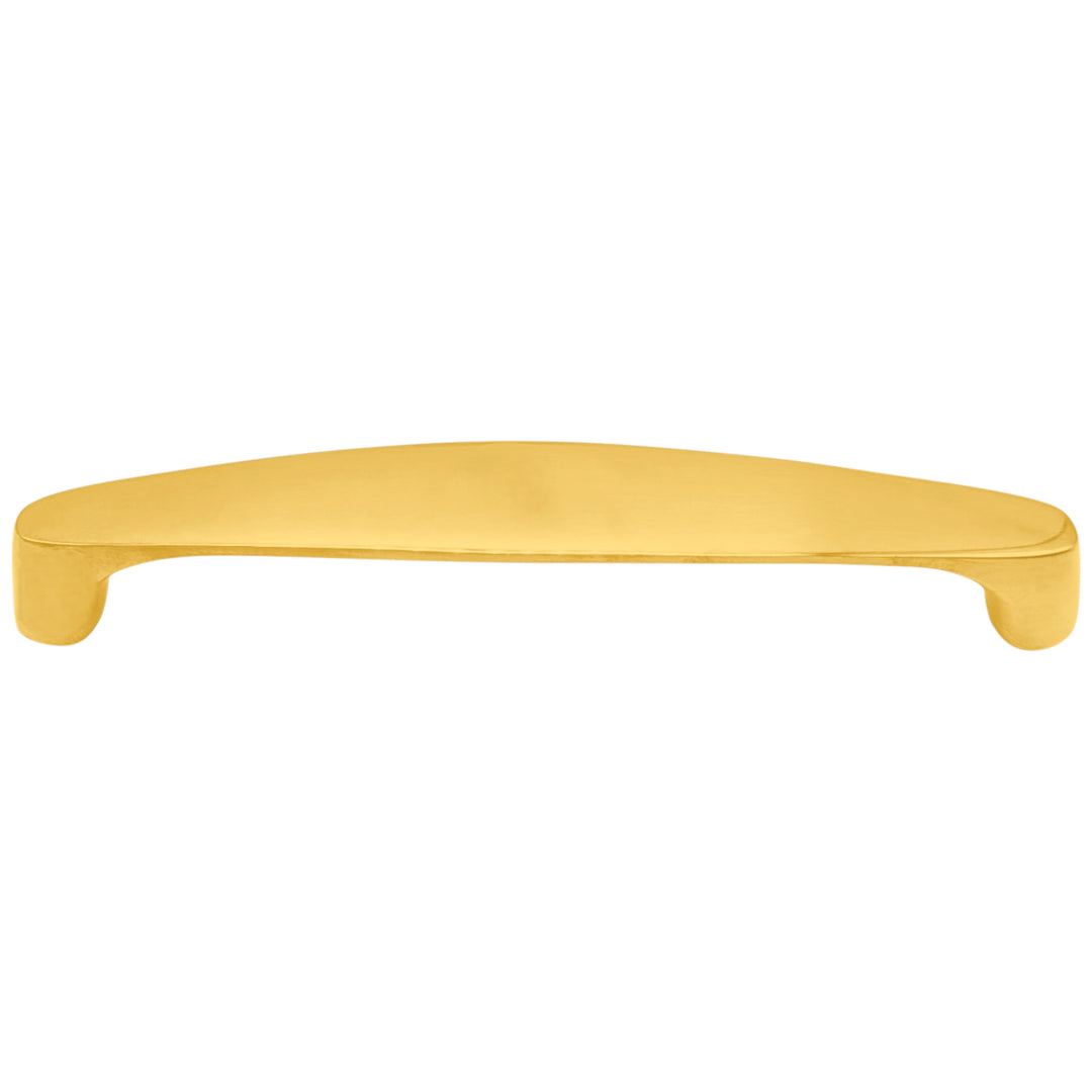 4 Inch Overall (3 3/4 Inch c-c) Solid Brass Traditional Pull