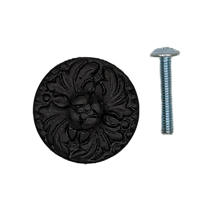 COPPER MOUNTAIN HARDWARE Solid Brass Victorian Rococo Cabinet and Furniture Knob