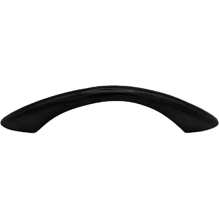 COPPER MOUNTAIN HARDWARE Brass Curved Traditional Cabinet & Furniture Pull