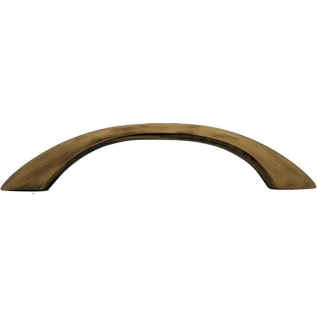 5 Inch Overall (4 Inch c-c) Traditional Solid Brass Pull COPPER MOUNTAIN HARDWARE