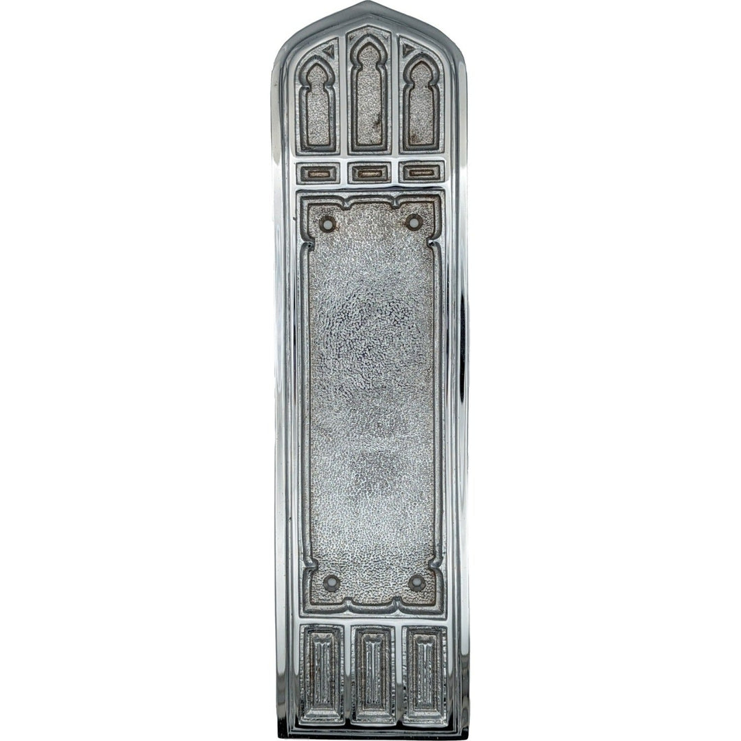 12 1/4 Inch Gothic Push Plate COPPER MOUNTAIN HARDWARE