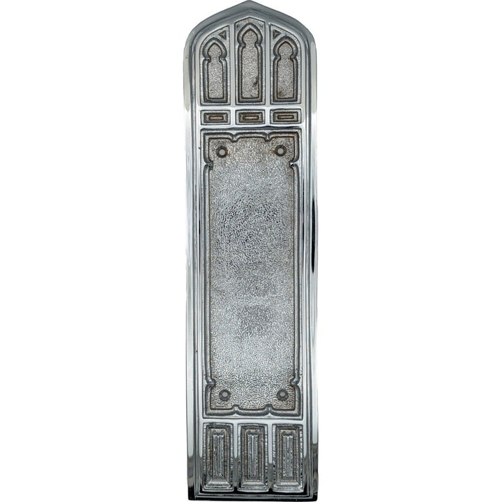 12 1/4 Inch Gothic Push Plate COPPER MOUNTAIN HARDWARE