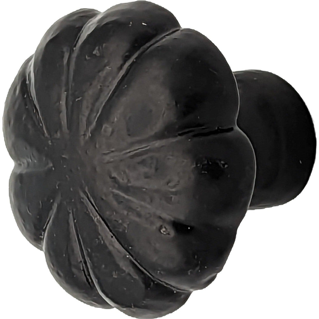 COPPER MOUNTAIN HARDWARE Solid Iron Scalloped Cabinet & Furniture Knob
