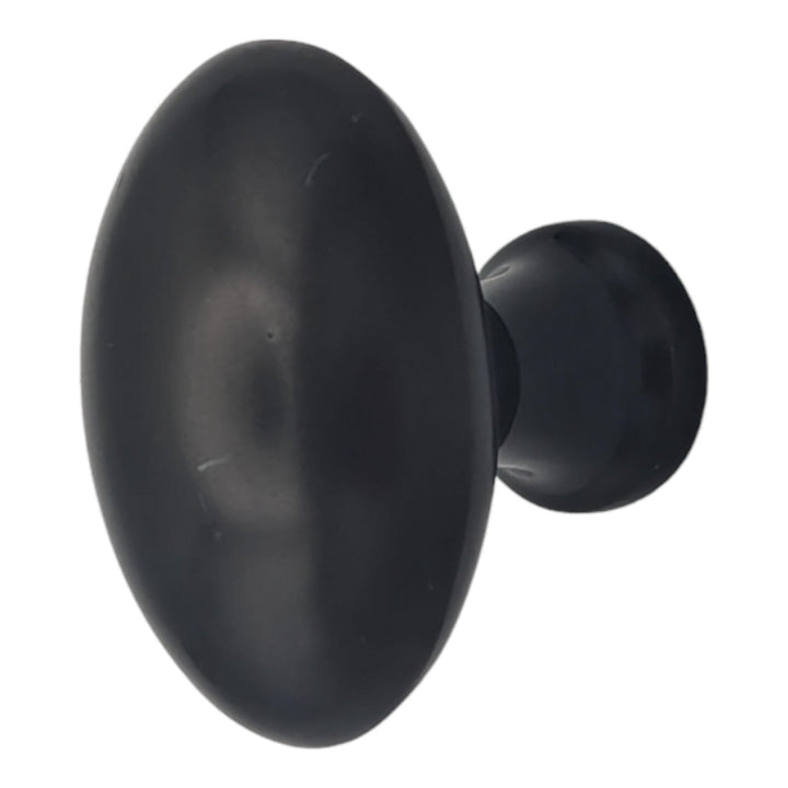 COPPER MOUNTAIN HARDWARE 1 1/2 Inch Large Traditional Solid Brass Egg Cabinet & Furniture Knob