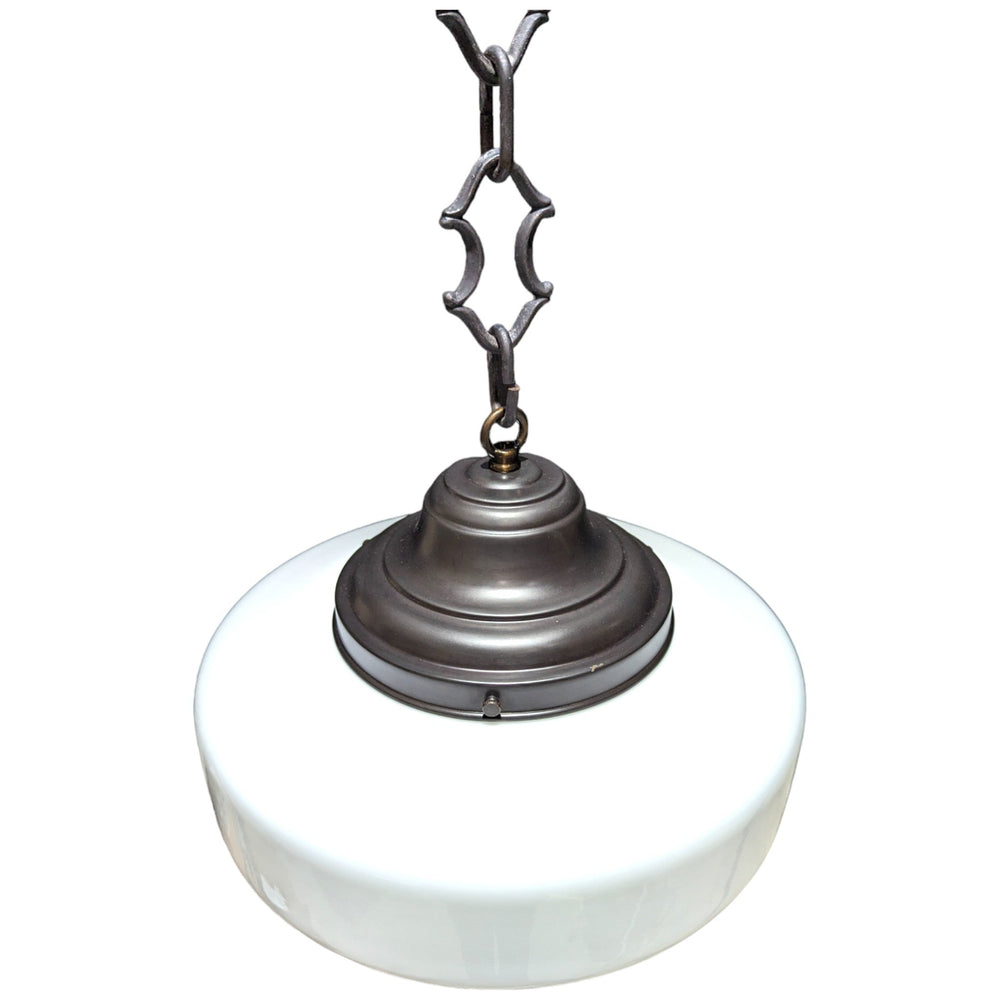 28 1/2 Inch Manhattan Skyscraper Nouveau Style Chain Light (Black Bronze Finish) COPPER MOUNTAIN HARDWARE