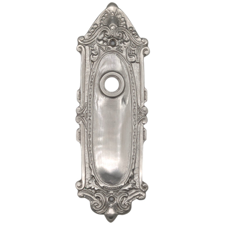 Ornate Victorian Long Solid Brass Backplate (Several Finishes Available) COPPER MOUNTAIN HARDWARE