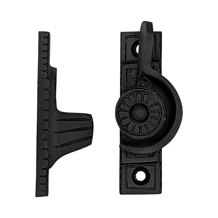 Solid Brass Art Deco Style Window Sash Lock COPPER MOUNTAIN HARDWARE