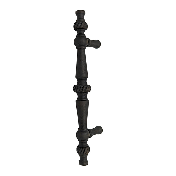 6 1/2 Inch Overall (4 Inch c-c) Solid Brass Georgian Pull (Several Finishes Available)