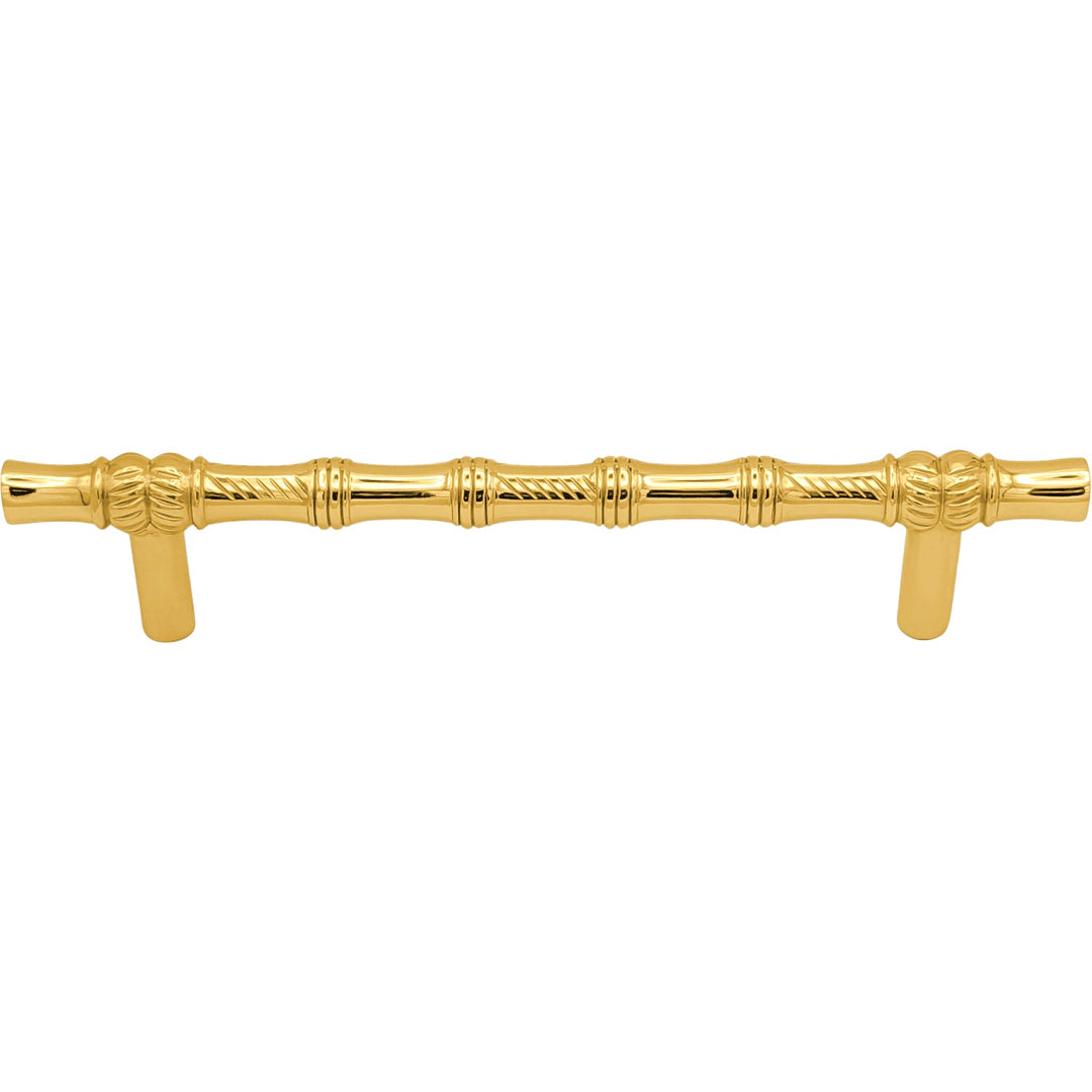 6 Inch Overall (4 1/2 Inch c-c) Japanese Bamboo Pull (Several Finishes Available)
