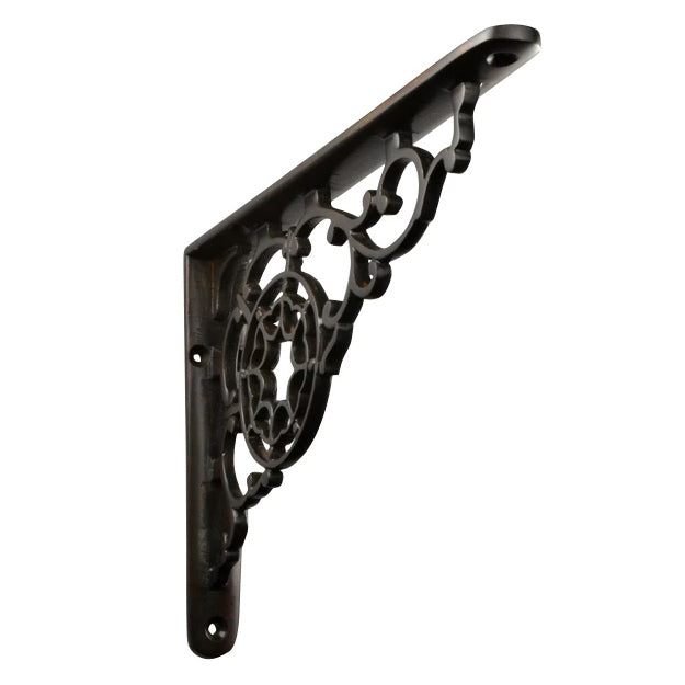 7 1/2 Inch Solid Brass Star Shape Shelf Bracket (Several Finishes Available)