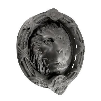 Ribbon & Reed 8 3/4 Inch Brass Lion Door Knocker (Several Finishes Available)